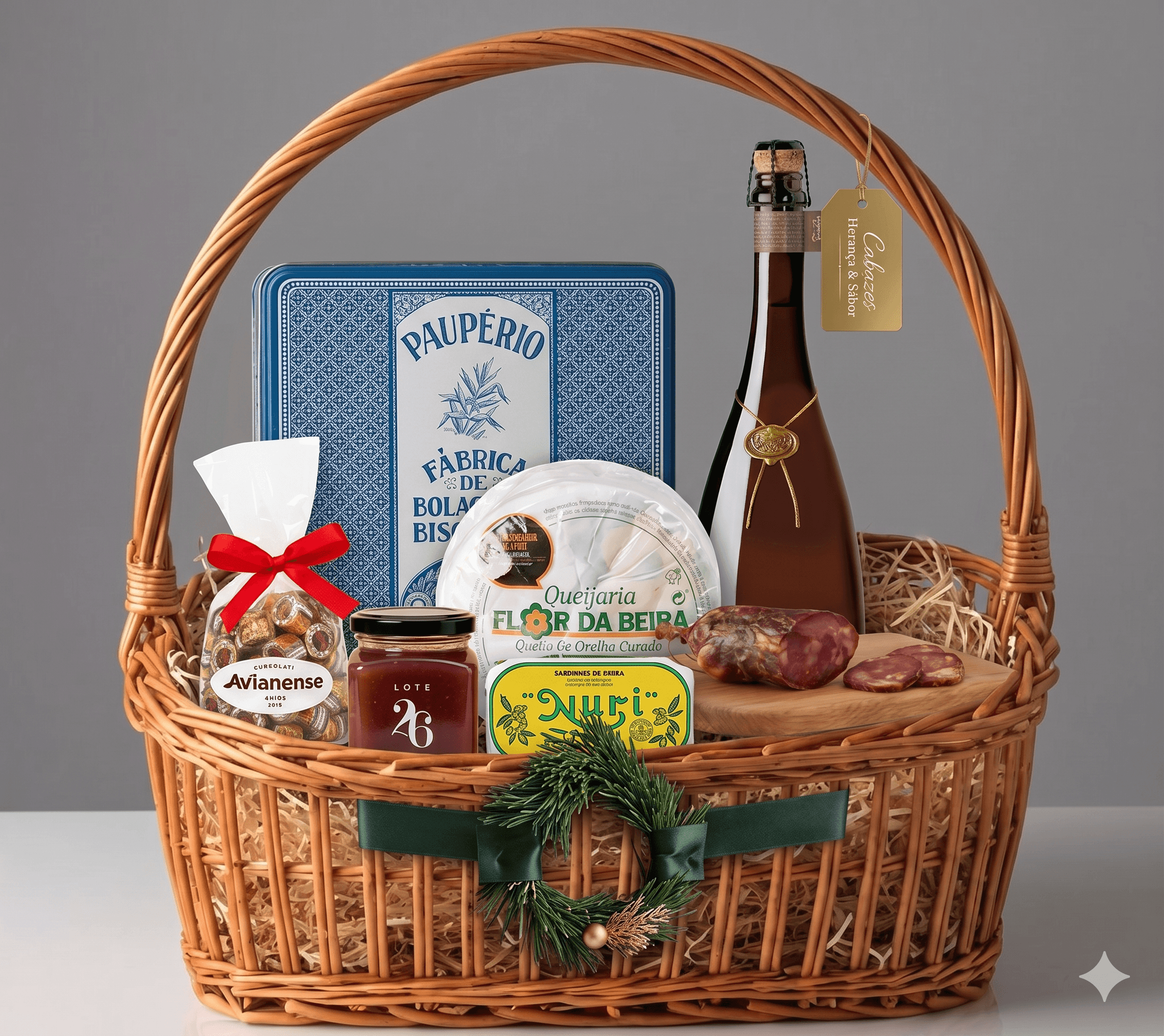 Catálogo de Cabazes de Natal e Premium Gourmet 2025 - Herança & Sabor